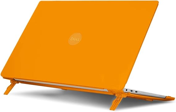 mCover Hard Shell Case ONLY Compatible for 13.3" Dell XPS 13 9370 (2018) 9380 (2019) / 9305 (2021) / 7390 non-2-in-1 Models (NOT Fitting Other Dell Models) Notebook Computers - Orange