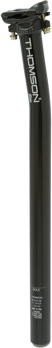 Thomson Elite Bicycle Seatpost (Setback, 27.2X250mm, Black) | bike-seat-posts-and-parts