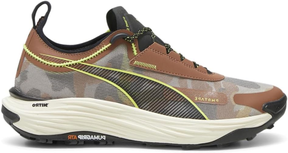 PUMA Mens Voyage Nitro 3 Running Sneakers Shoes - Black, Brown, Grey