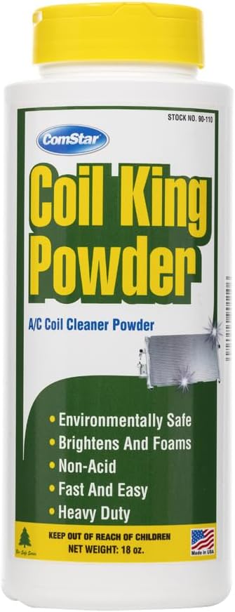 Coil King 18 oz Condenser Coil Cleaner & Brightener for HVAC