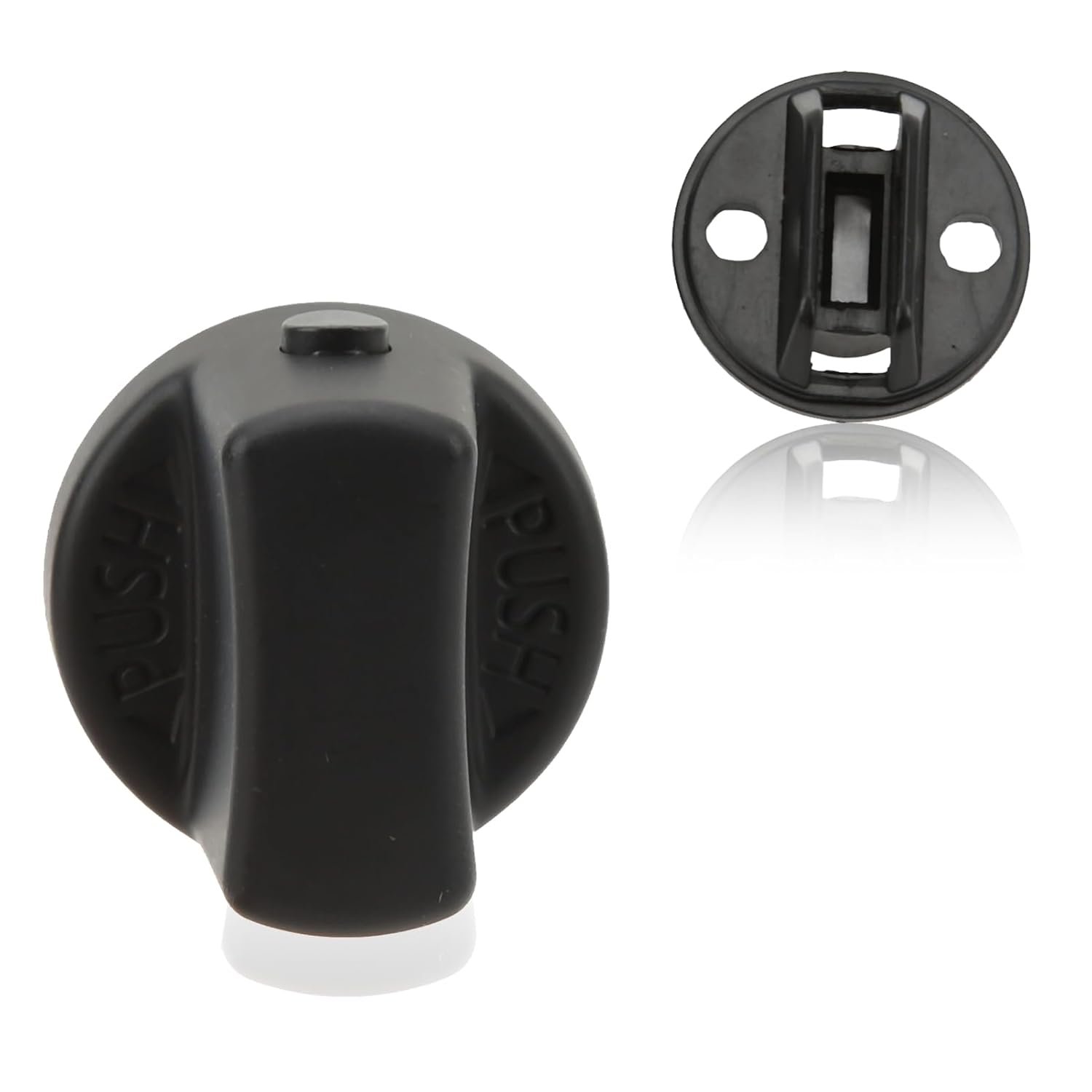Key Knob Push Turn Switch & Insert Set Replacement for 2007-2015 Mazda CX-9 2006-2007 Mazda 6 2007-2011 CX7 Replaces D461-66-141A-02 D6Y1-76-142 D46166141A02 - keyless Start Ignition Button