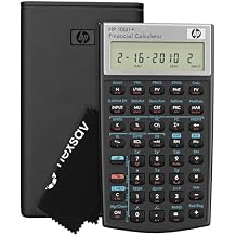 HP 10bII+ Financial Calculator 100+ Functions for Business, Finance, Accounting, Statistics & Algebra College & High School Calculator, Exam Approved for SAT, AP, PSAT Includes Case & Cloth