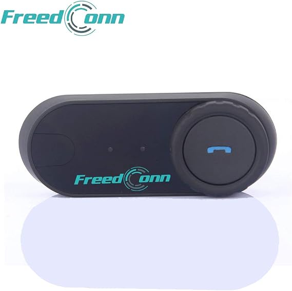 FreedConn Motorcycle Helmet Bluetooth Intercom Interphone Headset headphones Kit, T-COMVB for 2 or 3 riders /MP3 player/GPS/FM radio/Hands Free (1Pack)