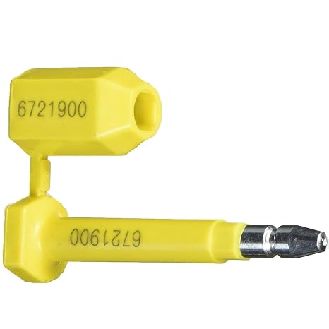 Brand Bolt Seals - (1,000ct) High Security Shipping Seal with Print Progressive Numbering Tamper Proof for Trucks, Trailers, Cargo Containers - ISO & C-TPAT Certified