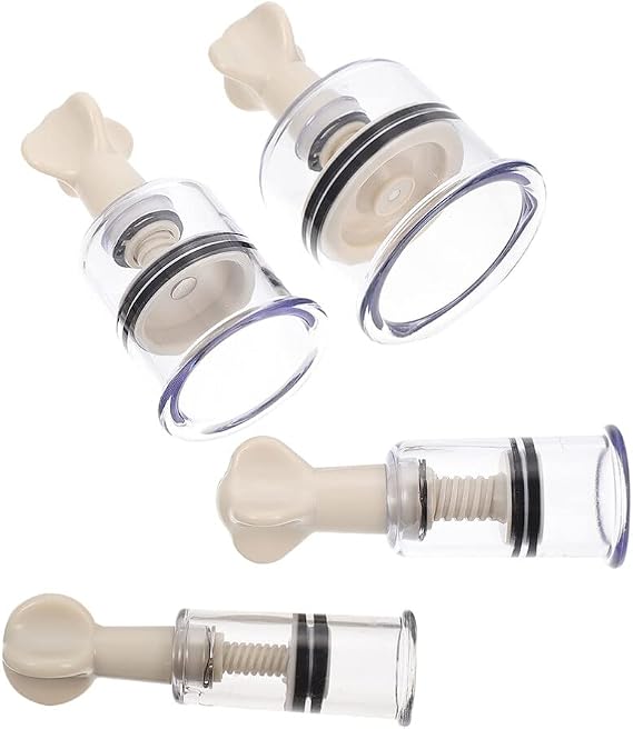 4PCS Nipple Sucker Inverted Nipples Corrector Women Breast Suction Cup for Flat Nipples Breastfeeding Female Supplies