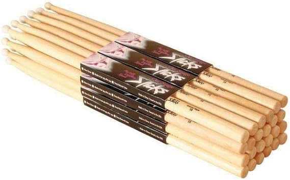 On Stage Drumsticks (HW5B), 5B, Wood Tip