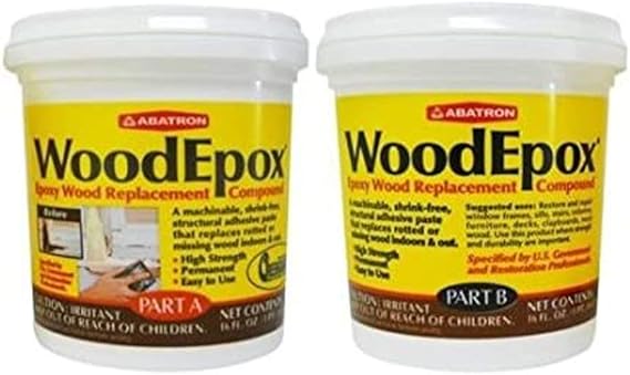 WoodEpox Wood Replacement Compound 2 Pint Kit