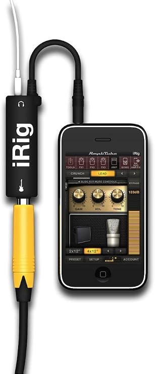 Amplitube iRig from IK Multimedia for iPod Touch, iPhone, and iPad
