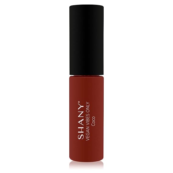 SHANY Vegan Vibes Liquid Lipstick Matte Lip Color Long-Lasting Matte Finish Lip Stain Lip Makeup - COCO