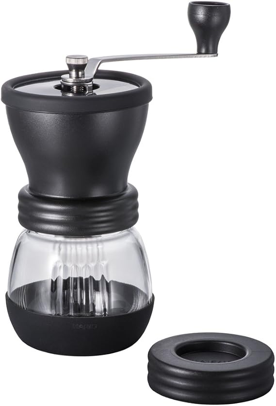 HARIO Hand Coffee Grinder, Ceramic, Skeleton Black
