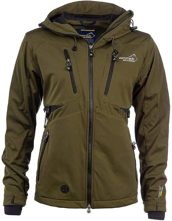 ARRAK OUTDOOR AKKA Lady Softshell Jacket Hiking & Windproof Dog Handler Women's Training Jackets for Outdoor Activities