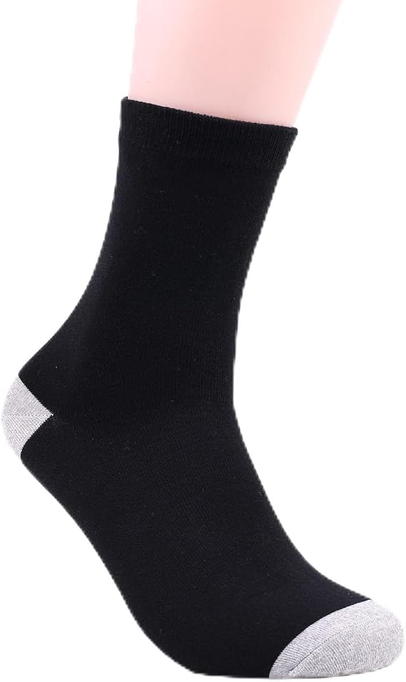 5 Pack ESD socks | AntiStatic Sock Conductive Fabric | Provides Earthing Grounding for Static Control | Anti-static Socks | Unisex, Medium-Large, Black