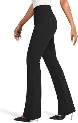 NIMIN Work Pants Women Business Casual Dress Trousers Stretchy High Waisted Pull On Flare Office Slacks 2025 Outfits