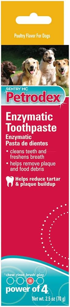 Sergeant's Petrodex Poultry Flavored Toothpaste for Dogs 2.5-oz