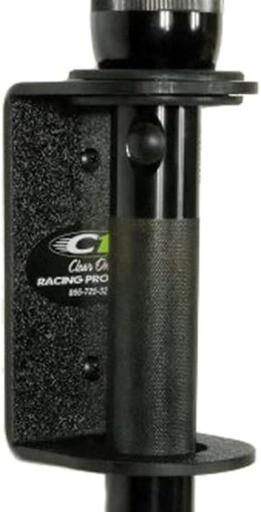 ClearOne TC102 Flashlight Holder, Wall Mount, 3.5 x 7 x 4 in, Rubber Grommet, Plastic, Black, D Cell Flashlights, Each