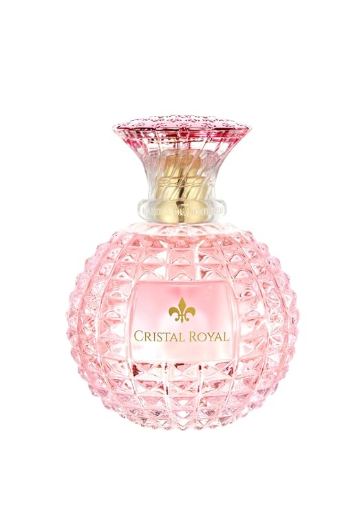 Princesse Marina de Bourbon Cristal Royal Rose Eau de Parfum for Women - Opens with Rose, Lemon and Pear - Blended with Peach, Freesia and Violet - For Joyful and Radiant Ladies - 3.4 oz |