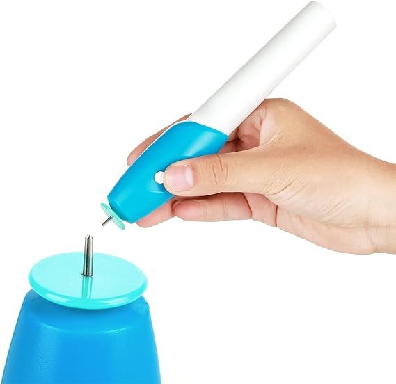 Paper Quilling Pen, Electric Slotted Paper Crafts Quilling Tool Origami Winder Steel Curling Pen Electric Quilling Tool Pen Tools and Supplies Battery
