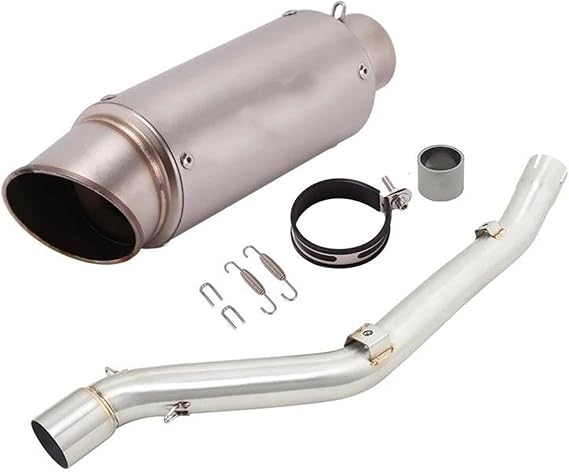 Slip On For Suzuki DRZ400 DR-Z 400 S SM 2000-2022 Motorcycle Exhaust System Middle Link Pipe With Muffler(Type C)