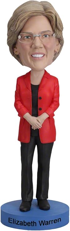 Royal Bobbles Elizabeth Warren United States Senator Collectible Bobblehead Statue
