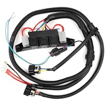 BHB Dual Speed Electric Fan Control Wiring Harness Kit Compatible with Chevy Silverado Suburban Tahoe Avalanche Cadillac Escalade GMC Yukon Sierra Stand Alone Electric Fan Harness Replace 674-00923