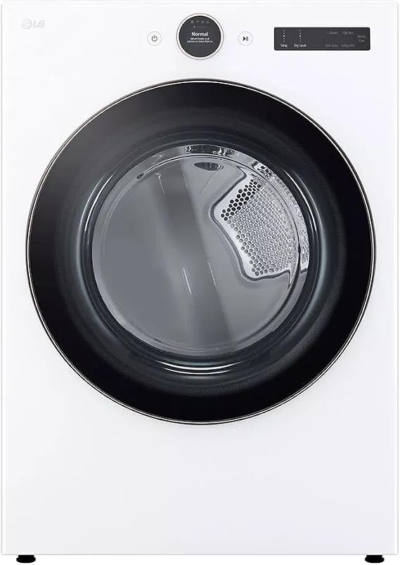 LG DLEX6500W 7.4 Cu. Ft. White Front Load Smart Electric Dryer