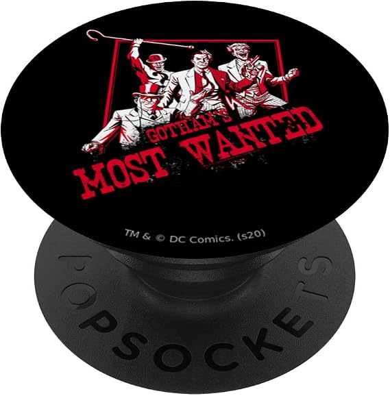 Batman Gothams Most Wanted PopSockets Standard PopGrip