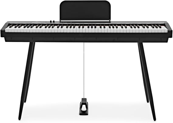 Keynote Compact Digital Stage Piano, 88 Keys, Matte Black