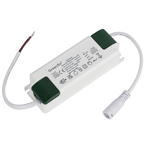 50W LED Driver Power Supply 200-240Vac to 27-40Vdc 1200mA Constant Current, Transformer for Recessed Ceiling Flat LED Panel Lights 60x60, 120x30, 120x60cm, GS-PA50A02-1200, TUV CE CB