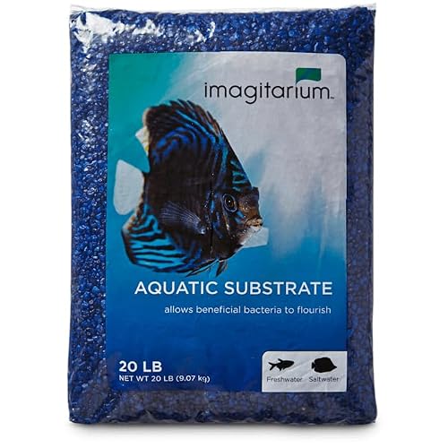 imagitarium by Petco Aquarium Gravel Substrate Dark Blue 20 lbs.