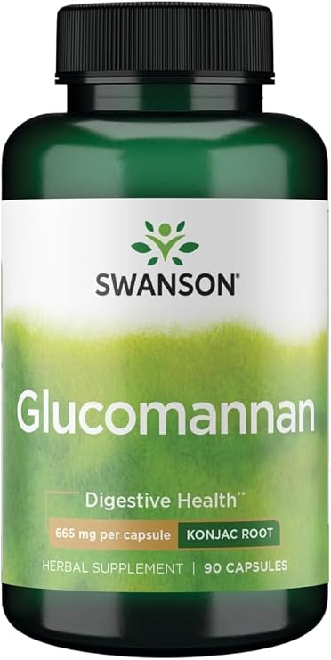 Swanson Glucomannan (Konjac Root) 665 mg 90 Caps