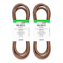 SureFit Deck Drive Belt Replaces Exmark 1-603576 52" 60" Turf Tracer Turf Ranger Lawn Mowers 1/2" X 101.88" 2 Pack