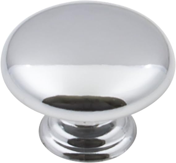 Elements 3950-PC Gatsby Collection Knob, Polished Chrome