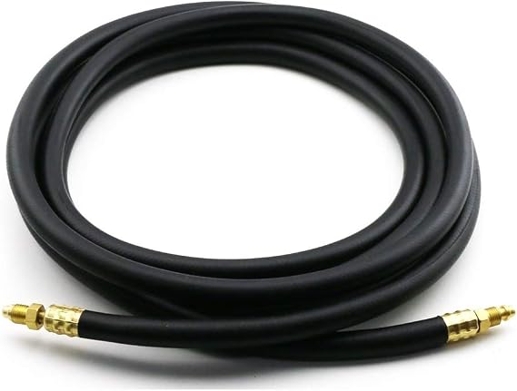 WeldingCity 150 Amp Power Cable Hose 57Y01R (12.5-ft Rubber) 1-piece Style for Air-Cooled TIG Welding Torch 9 and 17 from Weldcraft Lincoln Miller ESAB