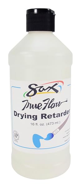 Sax True Flow Acrylic Drying Retarder, 1 Pint, Crystal Clear - 100243, 16 Fl Oz (Pack of 1)