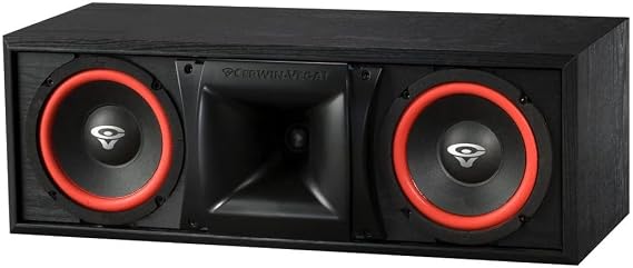 Cerwin Vega XLS-6C 6.5" 125W 2-Way Home Audio Center Channel Speakers Black