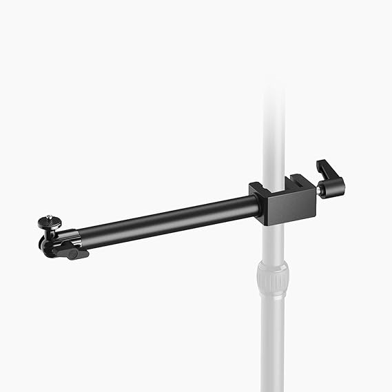Elgato Solid Arm, Holding Arm with Padded Clamp | Clamps horizontally onto Master Mount, Ball head with 1/4-inch screw, Steel and hard composite build