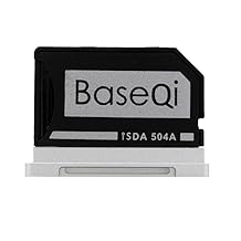 BASEQI FBA iSDA504ASV Aluminum MicroSD Adapter for MacBook Pro 15" Retina (Late 2013 - Mid 2015)
