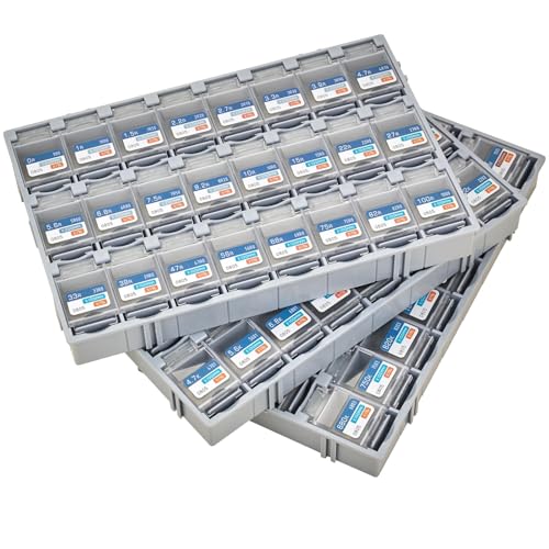 Chip Resistor Design Kit,EIA 0805 Size,0R-10M Resistance,72 Values 7200PCS,1% Tolerance,RoHS Compliant