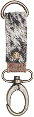 Myra Bag Western Key Chain - Genuine Leather Key Fob, Country Cowgirl Keychain for Women, Vintage Western Gifts for Women