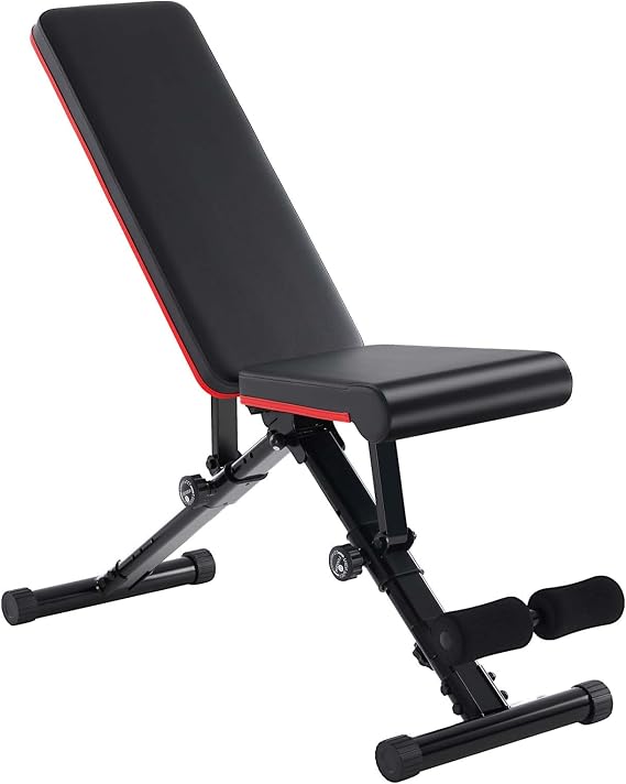 Adjustable Weight Bench, Strength Training Adjustable Benches for Full Body, Foldable Workout Bench for Home Gym, 795LBS Capacity Incline Decline Sit Up Exercise Bench Press