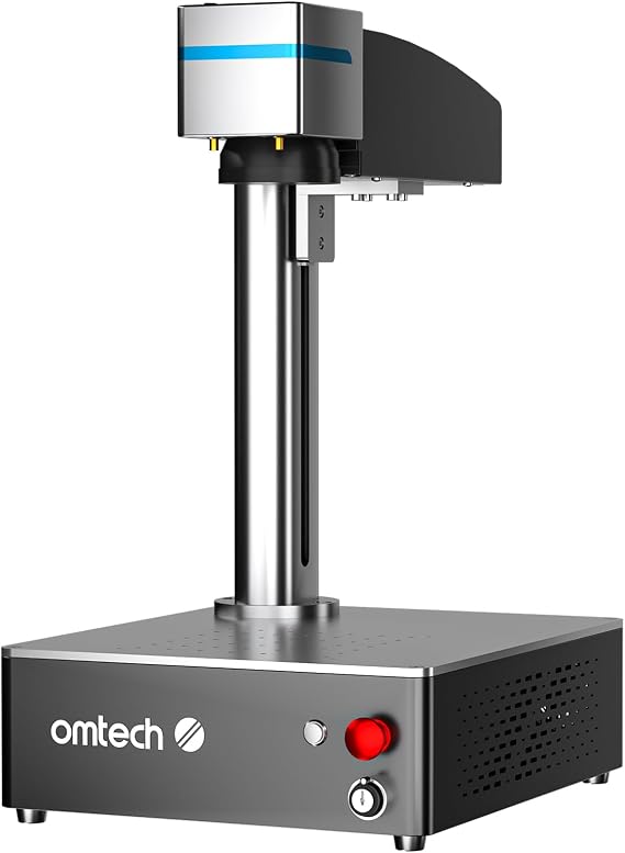 OMTech 20W MOPA Fiber Laser Engraver 5.9"x5.9" Metal Color Marking/Etching