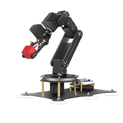 6 DOF Robotic Arm with Metal Claw 180 Degree Rotating Base