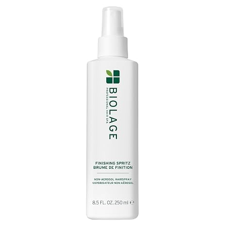 BIOLAGE Finishing Spritz - Strong Hold, Quick Dry Non-Aerosol Hairspray, Controls Frizz for Up to 24 Hours, Vegan & Cruelty-Free, packaging may vary | Non-aerosol, quick dry, controls frizz up to 24 hours, vegan, cruelty-free