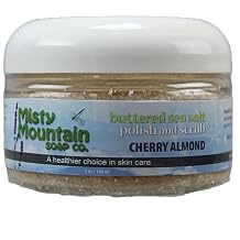 Salt Scrub - Cherry Almond - Misty Mountain Soap Co.