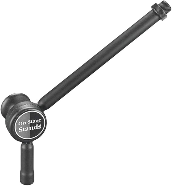 OnStage On-Stage Posi-Lok Mini Microphone Boom Arm, Black
