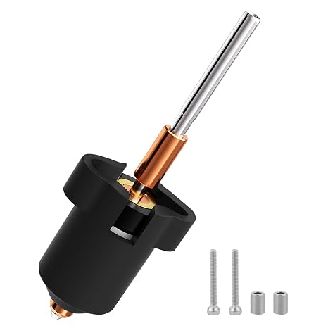 K1C Hotend Ceramic Heating Block Kit with Hardened Steel Integrated Quick Swap Nozzle Supports 300C High Temperature Extruder Hot End Replacement Compatible with Creality K1C 3D Printer