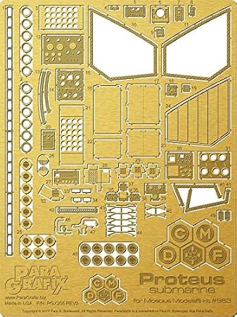 Paragrafix Proteus Submarine Photoetch Set 1/32 Scale (PGX205)