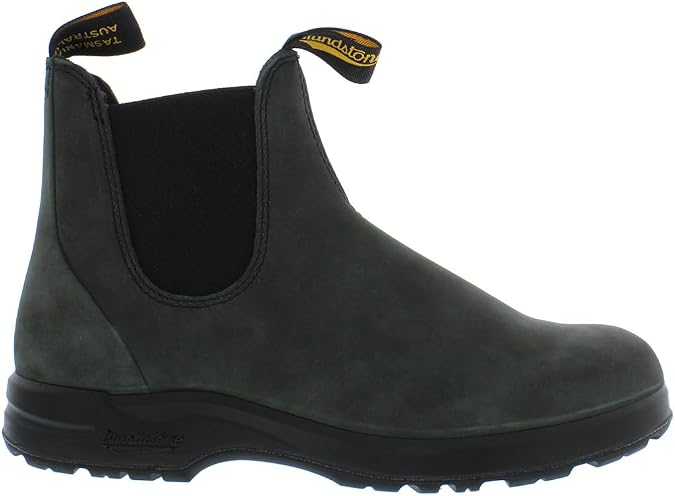 Blundstone 2005 All Terrain Elastic Sided Boot Unisex Shoes Size 4.5, Color: Rustic Black-Black/Raven Black-Black