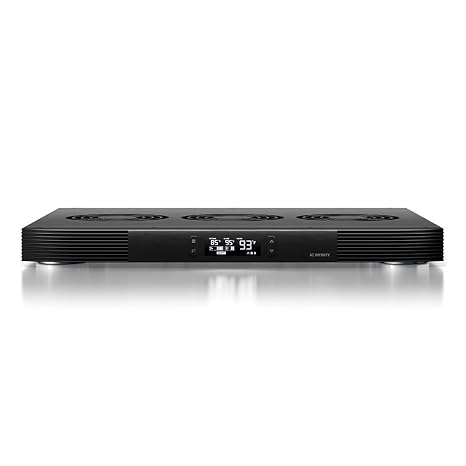 AC Infinity AIRCOM T9, Quiet Cooling Fan System 17 Top-Exhaust for Receivers, Amps, DVR, AV Cabinet Components