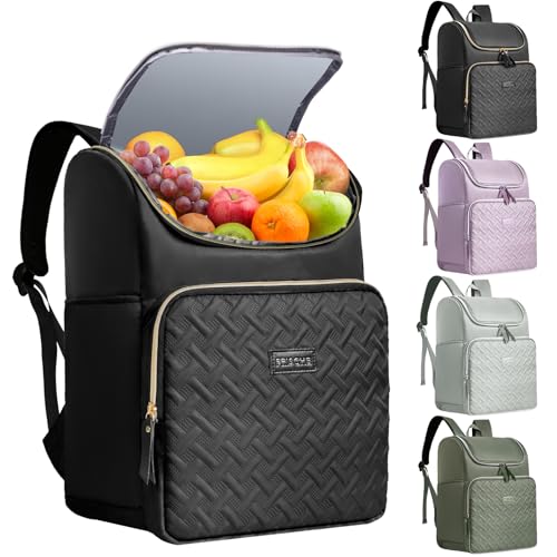 Backpack Coolers Insulated Leak Proof for Women Men, 35 Cans Large Capacity Waterproof Cooler Backpack, Soft Portable Cooler Bag for Beach Travel Camping Picnic Work